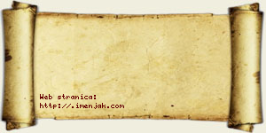 Žaklina Žerić vizit kartica